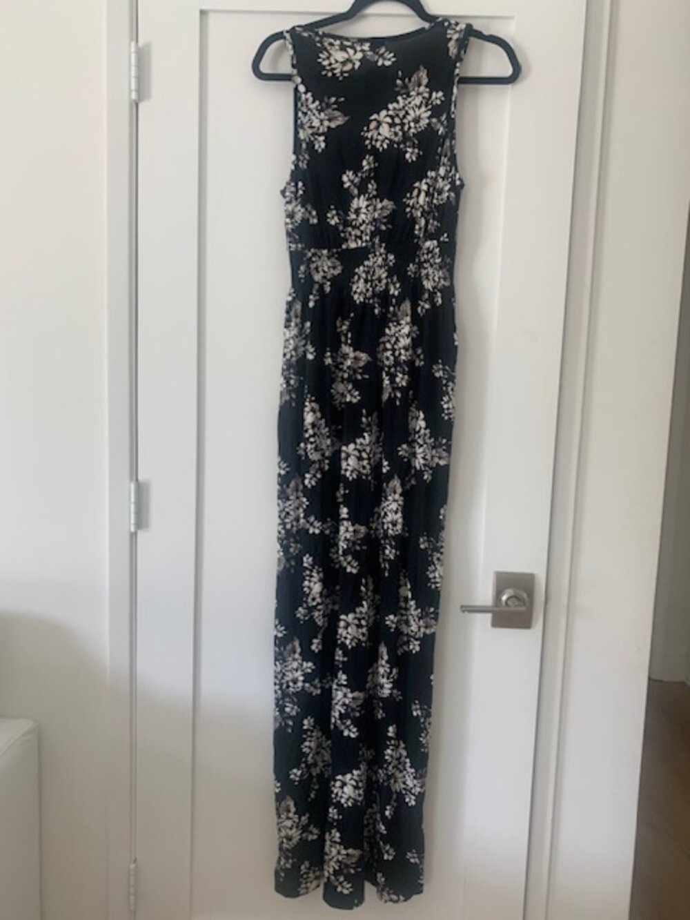LASCANA NWT Black & White Floral Maxi Dress Size 8 Boho Resort - Picture 5 of 10